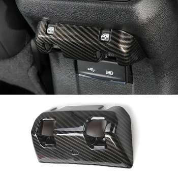 

For Jeep Wrangler JL 18+ Decor Frame Carbon Fiber ABS 1pc Rear Lift Frame