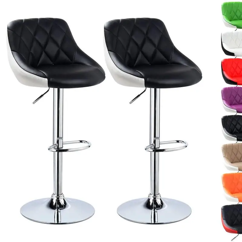 PROD 1005002959642314 2Pcs Bar Chair Leisure Leather Swivel Bar Stools
Chairs Height Adjustable Pneumatic Pub Chair Home Office Kitchen Bar
Chair HWC