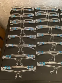 

50 Shields With 50Glass Adult Goggles Adjustable Clear Face Shield Anti Dust Transparent Protective Full Face MasksMascarillas