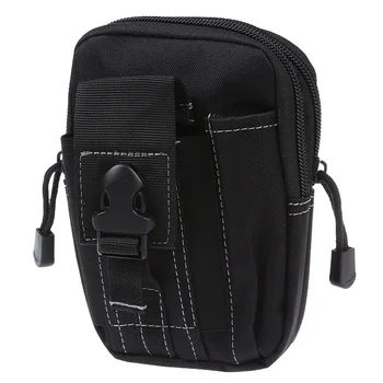 

Molle Waist Bags Men's Outdoor Sport Casual Waist Pack Purse Mobile Phone Case for Phone Black