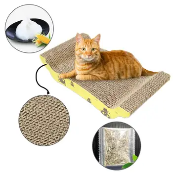 

Cat Scratch Board Cat Toy Sofa Bed Corrugated Paper Pet Cat Bite Sleeping Toy Scratchers Cat Scratching Pad Scratching Posts