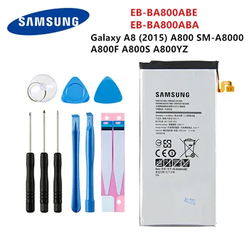 

SAMSUNG Orginal EB-BA800ABE EB-BA800ABA 3050mAh Battery For Samsung Galaxy A8 (2015) A800 SM-A8000 A800F A800S A800YZ +Tools