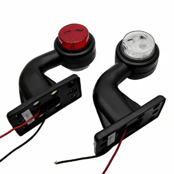 

2PCS 12V 24V LED Taillight Side Marker LightsTurn Signal Indicator Stop Lamp Rear Brake Light for Car Truck Trailer Caravan