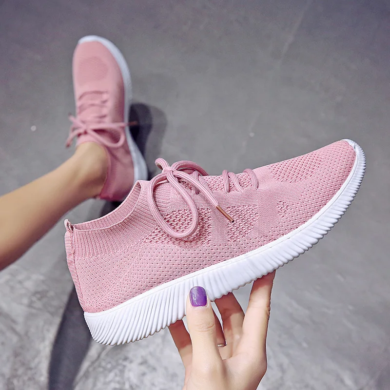 

Mu n'asakii yi Fashion Women's Athletic Shoes Large Size WOMEN'S Shoes Breathable Fly Woven Fabric Flat Keel Thin Shoes Versatil