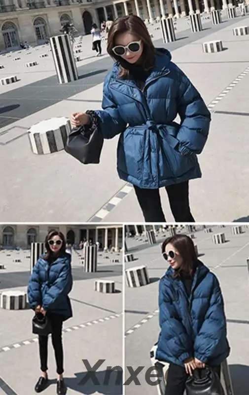 Мода Талия толстый пуховик хлопок куртка зимняя куртка пальто для женщин плюс размер с капюшоном теплая Женская Стеганая куртка Xnxee