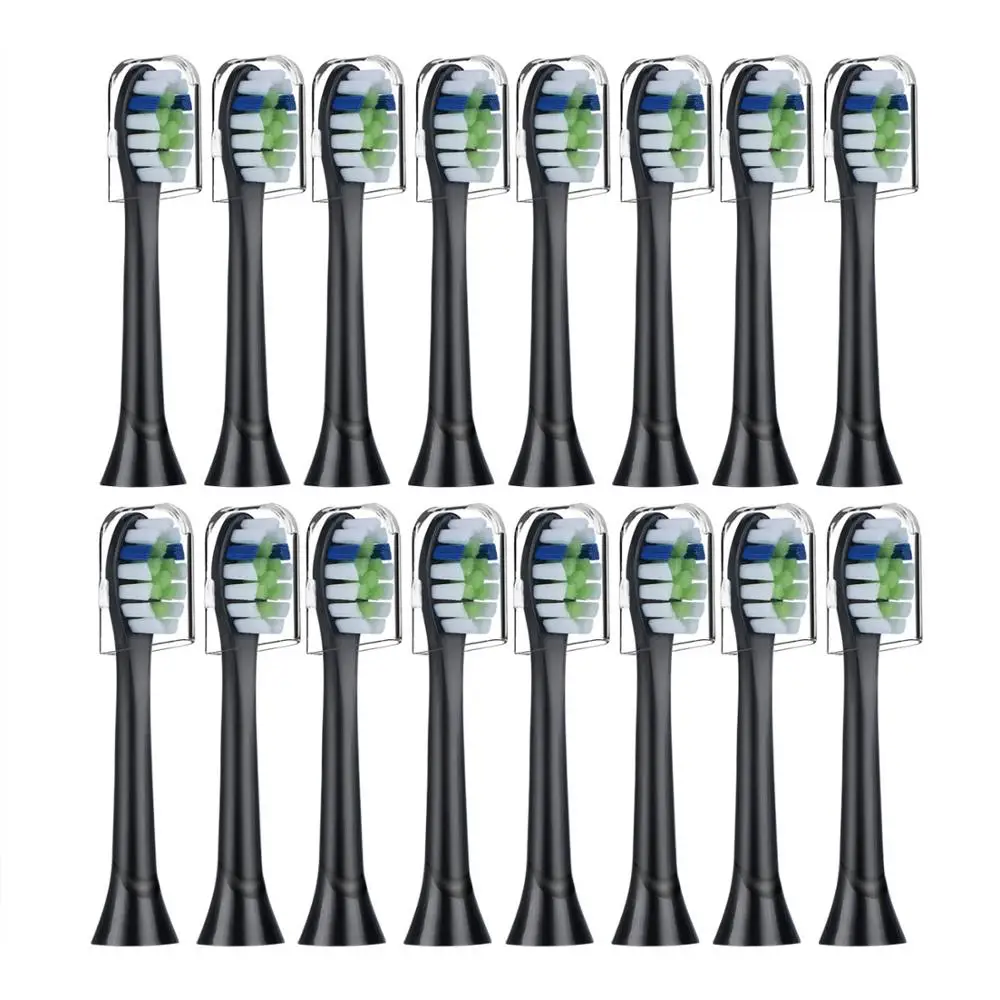 

16pcs YH729 Replacement Brush heads for Phillips Sonicare Diamond Clean Premium Electric Toothbrush Heads Reminder Bristles