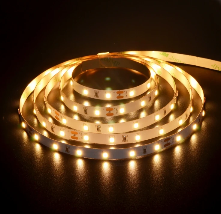 [Seven Neon] DC24V 12W 22-24LM/led 60led/M Белый/теплый белый/натуральный белый сильный яркий светодиодный SMD 2835 Гибкая светодиодная smd лента