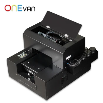 

ONEVAN.A4 Small size UV printer for leather Phone case PVC plate/Acrylic plate/Wooden/Metal plate With CE Free with UV ink