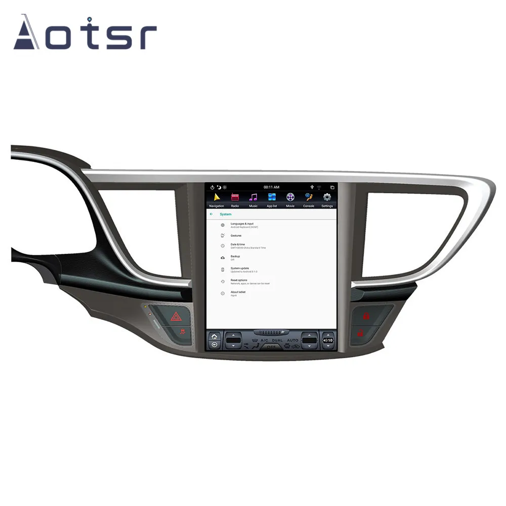 Tesla style px6 Android 8,1 4+ 64G Автомобильный dvd-плеер gps навигация для Buick Hideo+ головное устройство мультимедийный аудиомагнитофон