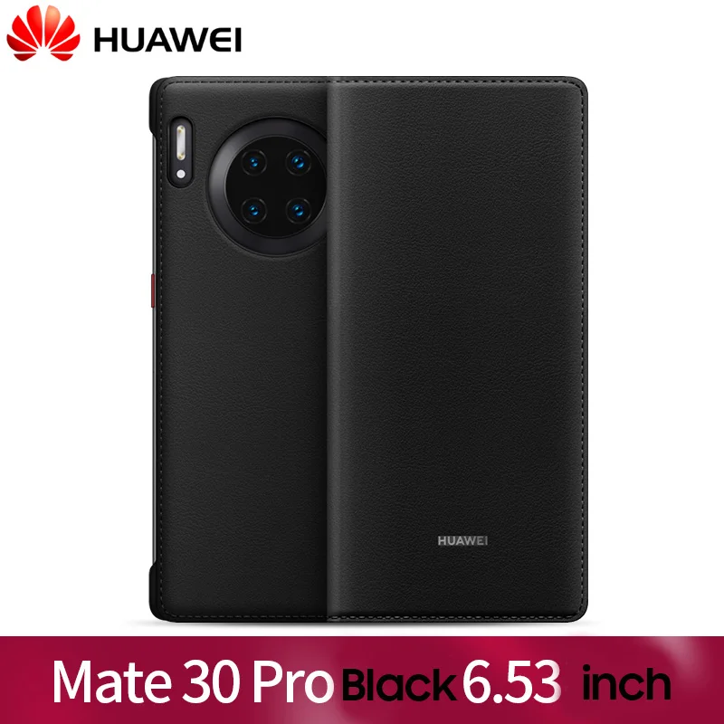 Кожаный чехол-книжка для huawei mate 30 pro, Официальный чехол для huawei mate 30 mate 30 pro с отделениями для карт, Модный чехол