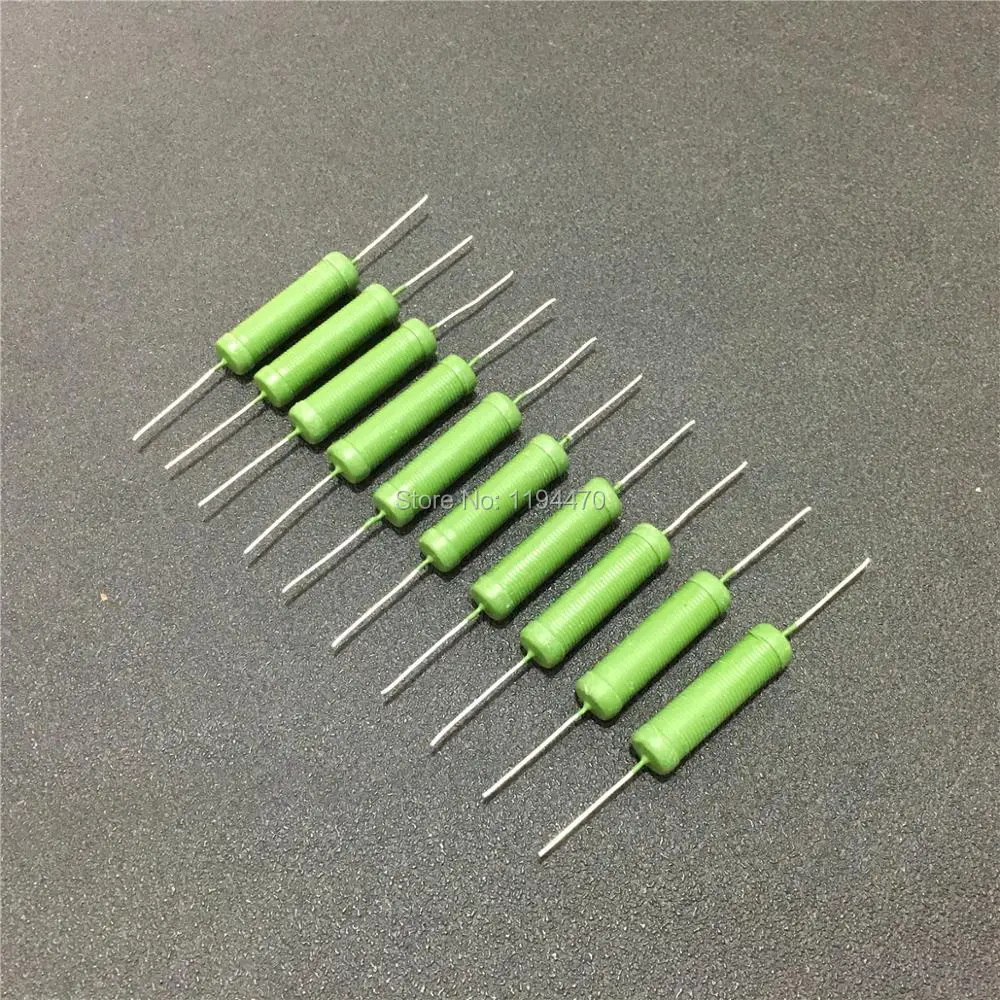 10pcs/lot Rx21 10w 0.1r To 20k Ohm 5 Fixed Type Wire Wound Resistor