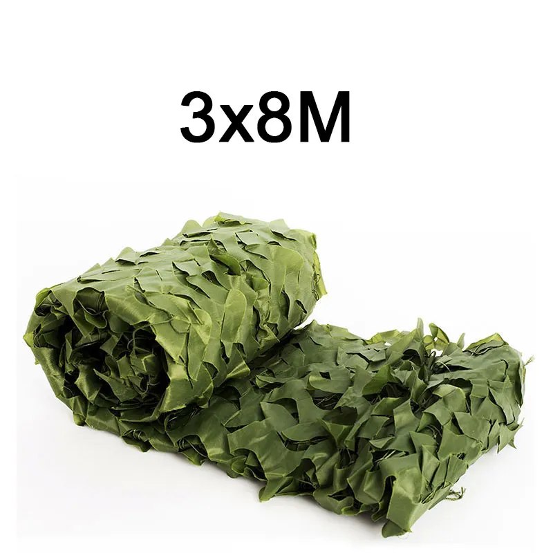 Green MENFLY, 3x8 м, уличное камуфляжное покрытие для стен, сетка для внутренней отделки стен, солнцезащитное укрытие, лес, армейский зеленый Маскировочный чехол для автомобиля - Цвет: Green