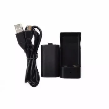 

OSTENT Rechargeable Battery Pack + USB Charger Dock for Microsoft Xbox One Wireless Controller
