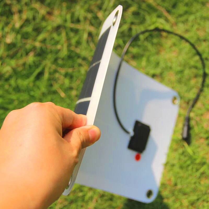 Solar com Carregador de Carro Carregador ao ar dc para Iate Eficiente - 5 Painel Célula Solar Módulo Carro Luz Bateria Barco Livre 25 w 12 v 7 Eficiente 25 w 12 v 5 v