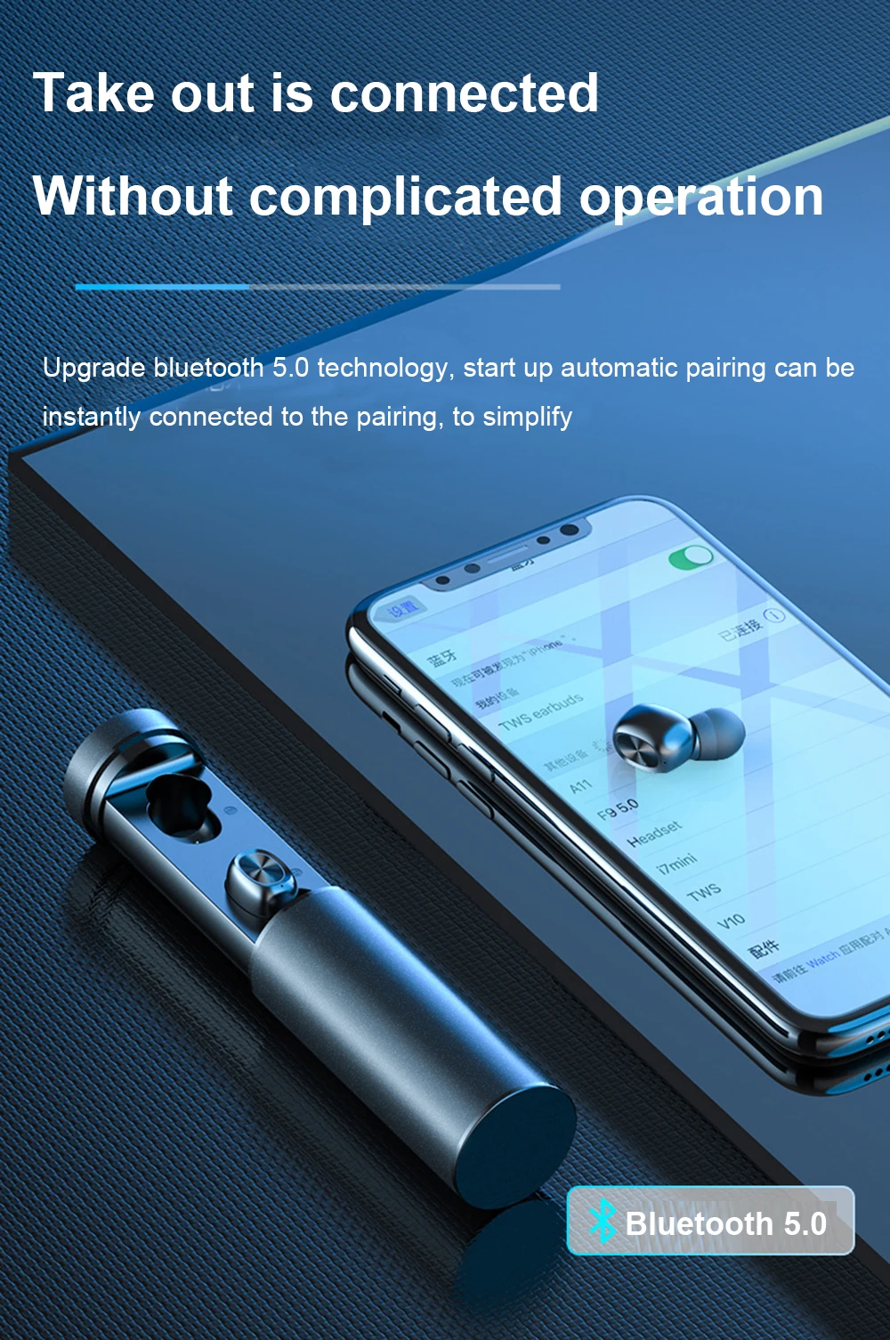 TWS Bluetooth 5,0 наушники 8D стерео мини Беспроводные наушники с микрофоном водонепроницаемые спортивные музыкальные наушники для huawei samsung Xiaomi