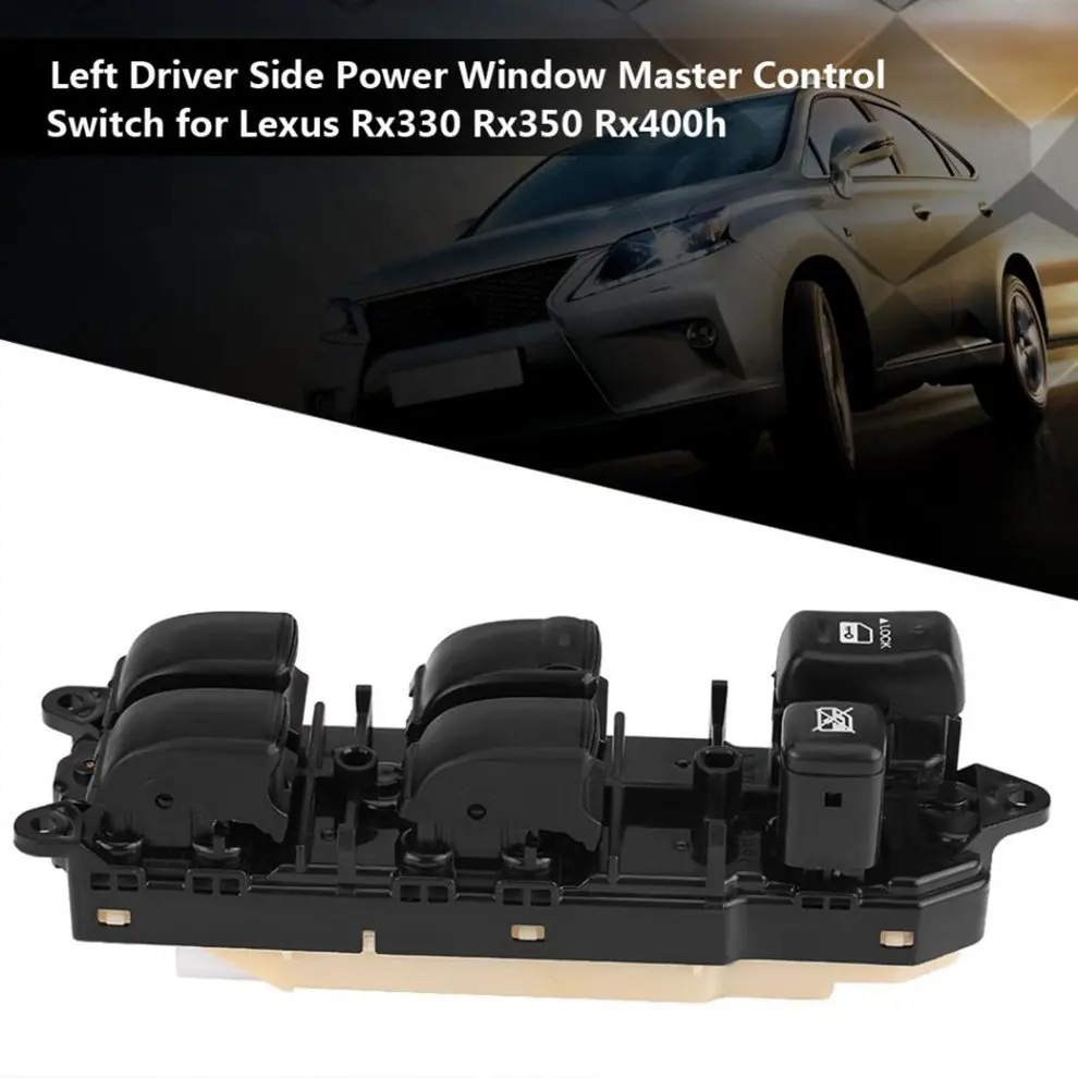 Главный переключатель управления окном питания для Lexus RX330 RX350 RX400H 2003-2008 прочный черный цвет удобный