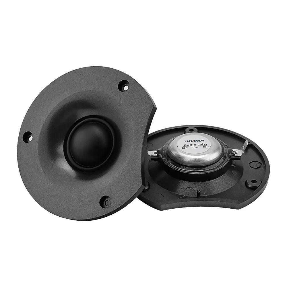 AIYIMA 2Pcs 3.5 Inch Silk Film Tweeter Audio Speakers 12 Ohm 50W Neodymium Magnet Loudspeaker DIY 4.5-6.5 Inch Sound Speaker