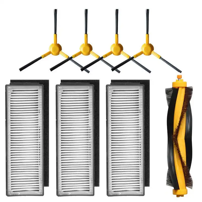 

Accessory Kit For Ecovacs Deebot M80, M80 Pro Robotic Vacuum Cleaner - 3 Filters, 4 Side Brushes And 1 Main Brush