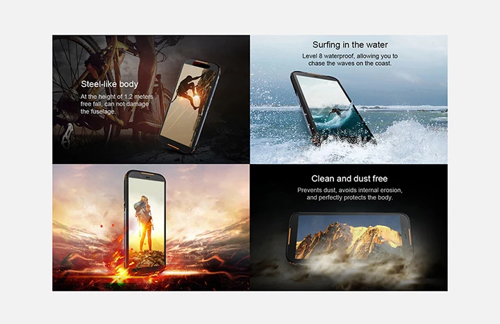 Глобальная версия HOMTOM HT80 NFC Функция IP68 водонепроницаемый смартфон Android 10,0 5,5 дюймов Беспроводная зарядка SOS мобильный телефон Новинка
