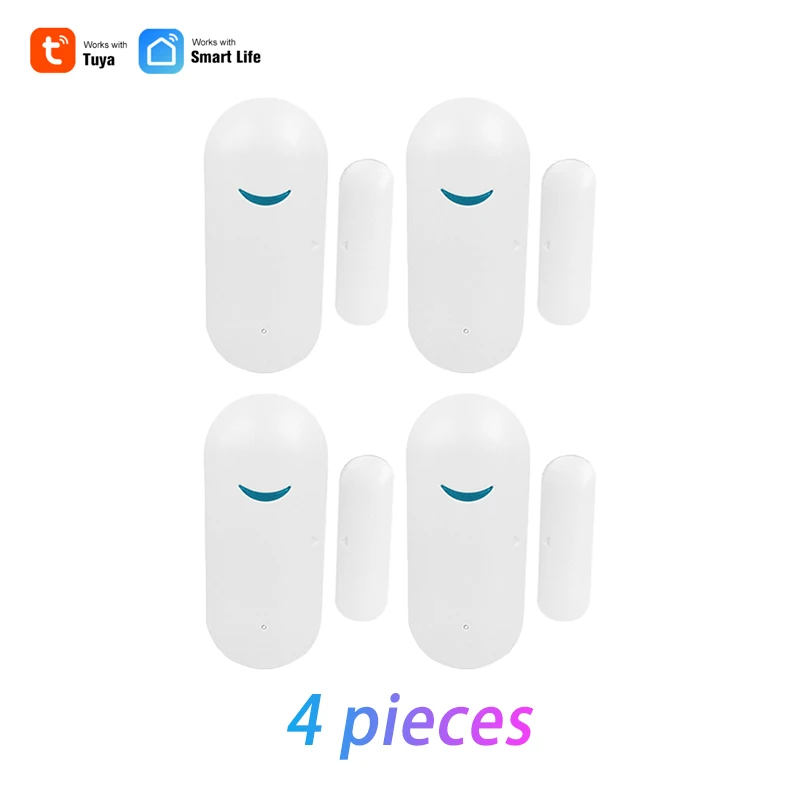 ring keypad motion sensor Tuya App Smart WiFi Door Sensor Door Open Closed Detectors WiFi Home Alarm Compatible With Alexa Google Home Security Sensor smart alarm keypad Alarms & Sensors