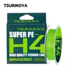 TSURINOYA  H4 4-8lb 150m  4 Weaves PE Fishing Line Light Game Trout Game Long Casting 4 Strand Braided Smooth Multifilament Line 1