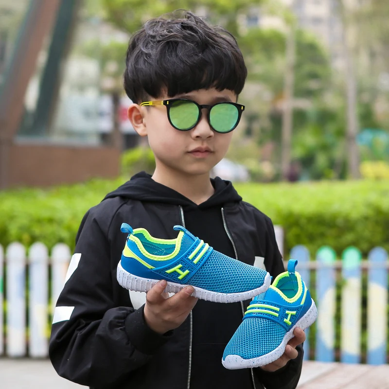 Оригинальная детская обувь для бега, детская спортивная обувь Ultras Sports Foces Pure Nmd Boost All Free Gym Star Flyknit Max, сетчатые кроссовки