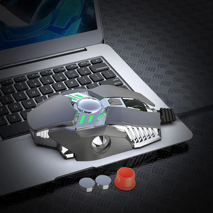 Проводная игровая мышь 6400 dpi 7Key программируемые геймерские мыши с подсветкой для ноутбуков ПК X-Best