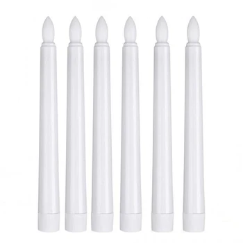 

Botique-6 PCS LED Candle Light, Used for Wedding Birthday Church Party Decoration Battery Powered