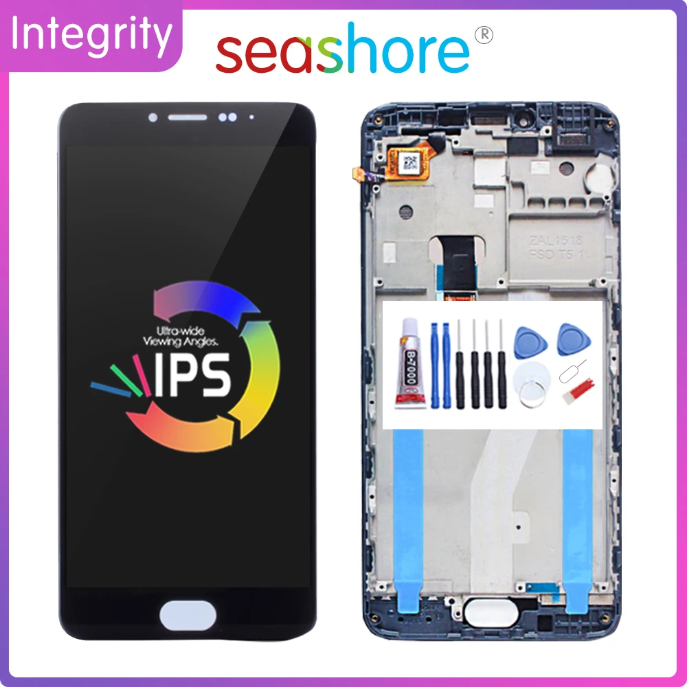 

Original For MEIZU M3 Note L681H LCD Display Touch Screen Digitizer For Meizu Note3 L681H Display with Frame Replacement no M681