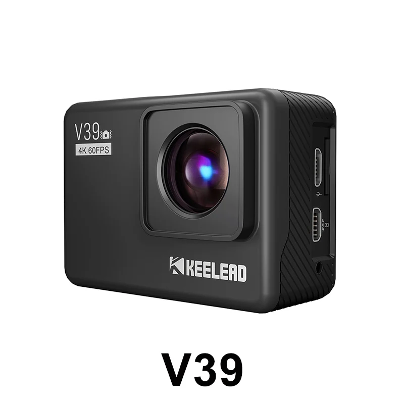 4K Action Camera V39 60FPS 20MP 2.0“ LCD EIS Dual MIC WiFi Webcam Waterproof Pro Helmet Cam Sport Camera 