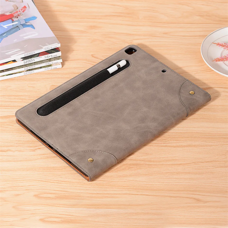 Чехол для iPad 10 2 Air 3 5 2019 новый чехол-подставка планшета чехол-карандаш 8 9-го