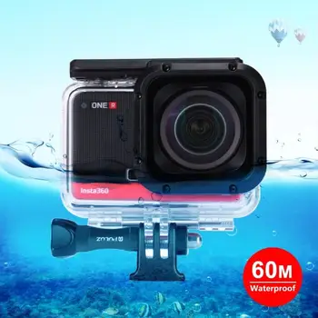 

PULUZ for Insta360 ONE R Sports Camera Underwater Protector Cover Case 60 Meters Waterproof Diving Photography Camera Case