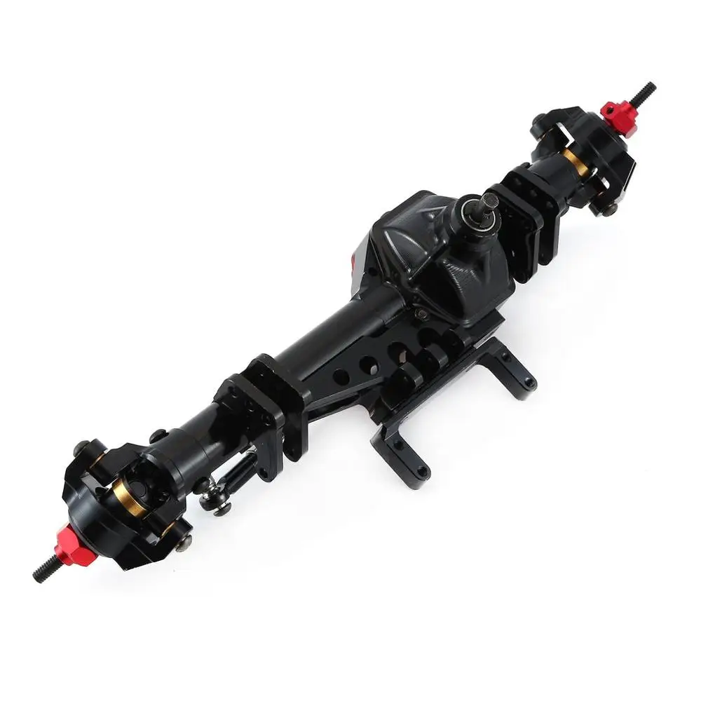Новое обновление Rc для автомобилей из алюминиевого сплава передний мост Рейф CNC обработанный для 1:10 Rc Гусеничный Рейф осевой грузовик RC часть и аксессуар