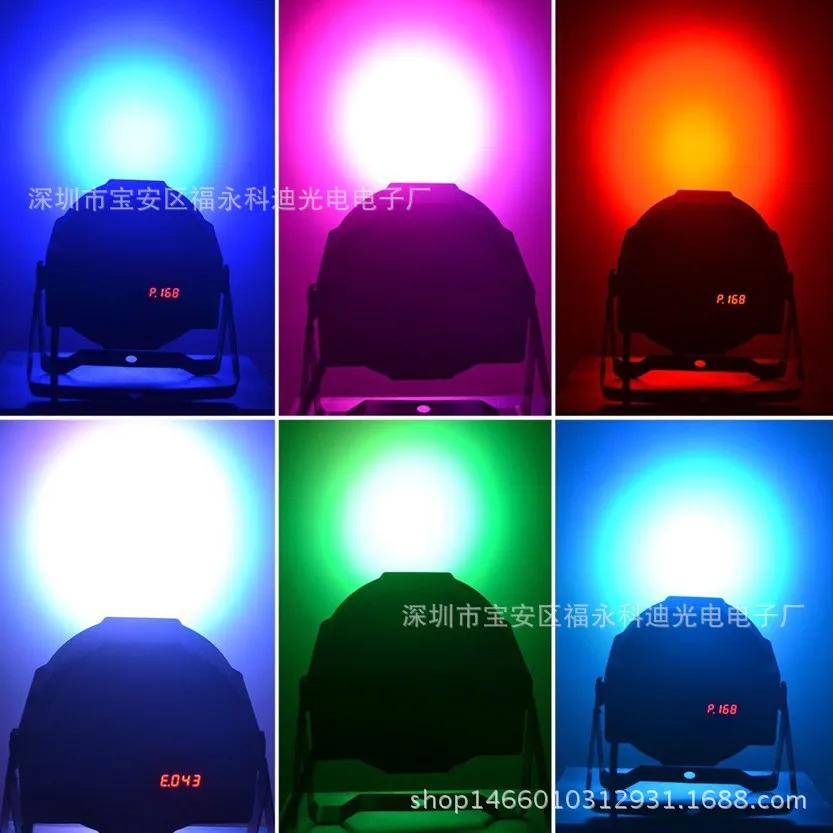 Led par Light дистанционное управление 18 полноцветный параболический алюминиевый отражатель голосовой параболический алюминиевый отражатель для бальной комнаты свадьбы