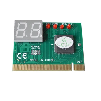 

Post Card PC Diagnostic 2 Digit PCI Post Card Adapter Motherboard Tester Analyzer Plastic Metal High Stability Code for Computer