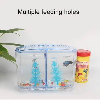 

Acrylic Fish Tank Isolation Box Separation Tank for Home Aquarium Durable Multi-functional J99Store