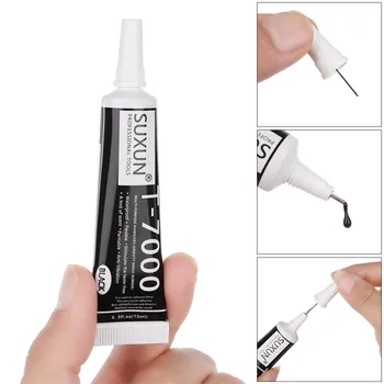 

15/25/50/110ml Multifunction T7000 Glue Super Black Epoxy Resin Sealant Strength Adhesive Fixed Mobile Phone Repair Handicraft
