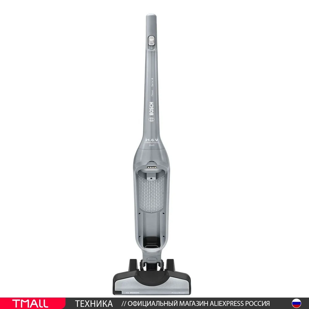 Аккумуляторный пылесос Bosch BCH3P210 Серебристый | Бытовая техника