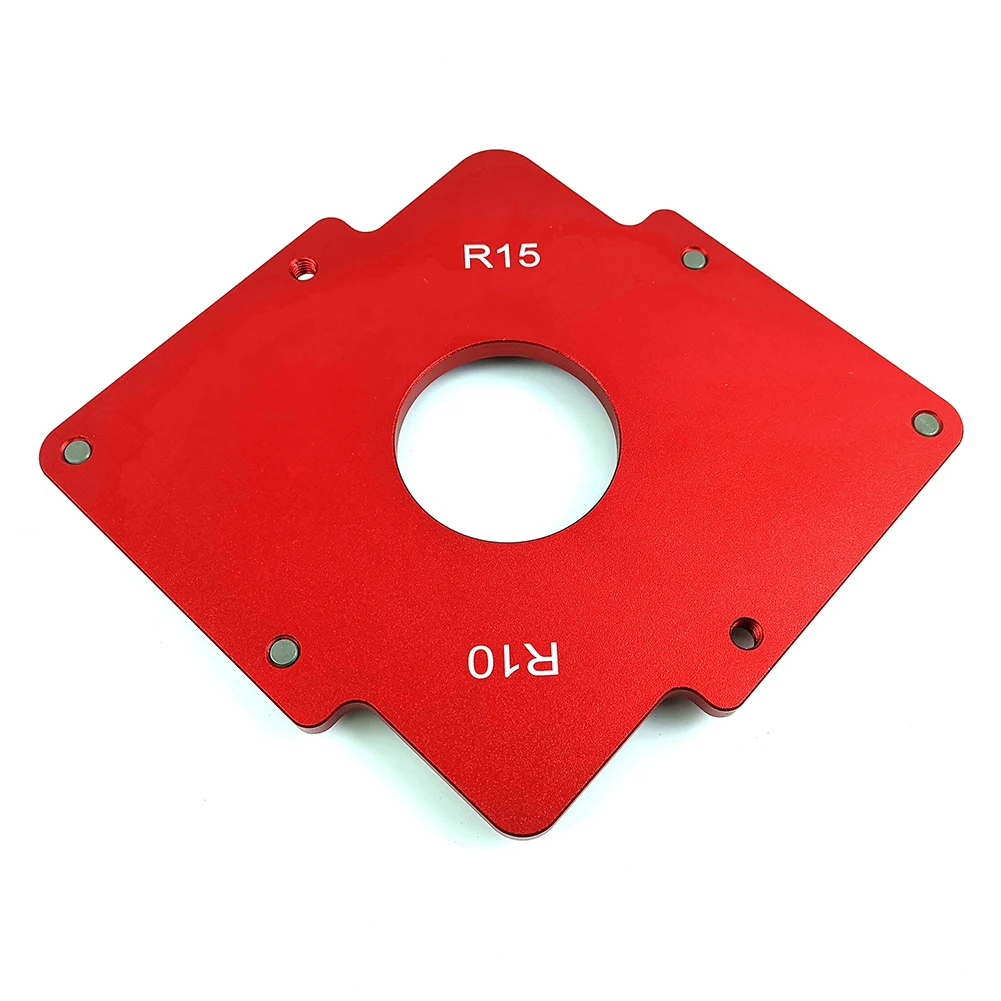 

Practical Router Table Corner Jig Radius Chamfer Profile Template for Professional Efficient Woodworking Trimming Tools