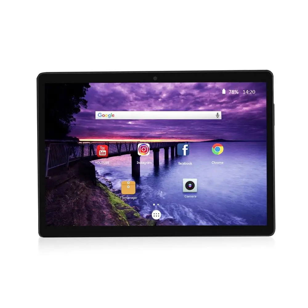 10.1 Inch Tablet  Pc Tablet  Android touch tablet 1280*800 IPS 4GB+64GB Dual SIM 3G Tablet Quad Core Android 8.0 Bluetooth WiFi