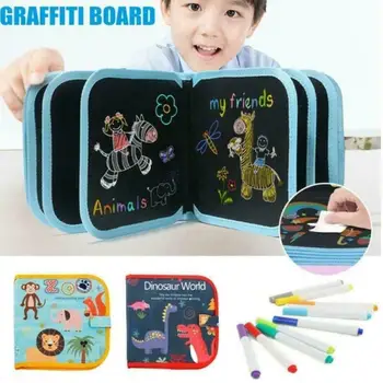 

Portable Painting Book Graffiti Board Writing Pad Erasable Drawing Board Gift