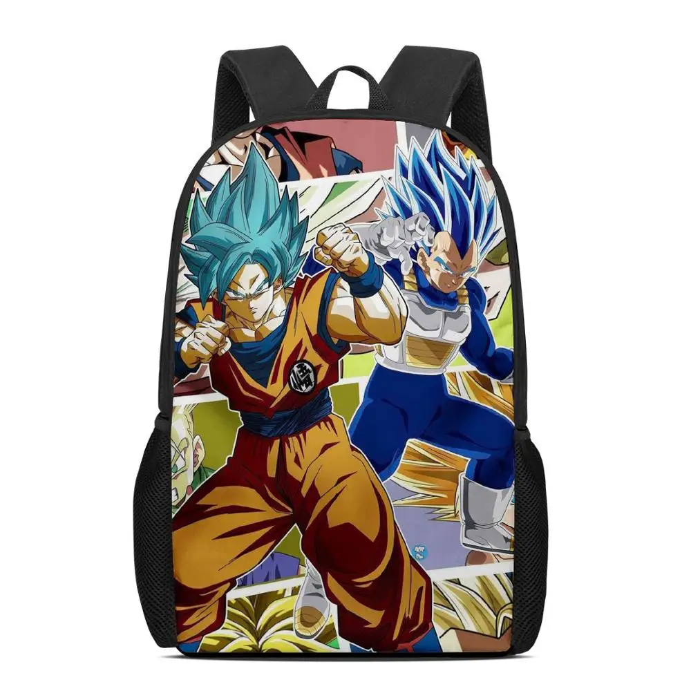 

Custom Pattern Dragon Ball Blue 3D Print Anime Character Schoolbags Teenagers Boys Student Travel Book Bag Kids Mochila Backpack