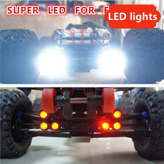 

Front Rear Bumper LED Tail Lights for 86086-4 1/10 TRAXXAS EREVO E-REVO 2.0 RC CAR Update Parts