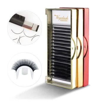

High-quality Faux Mink Eyelash Extensions C D DD Individual Eyelash Wholesale Lashes Russian Volume Private Label Lashes