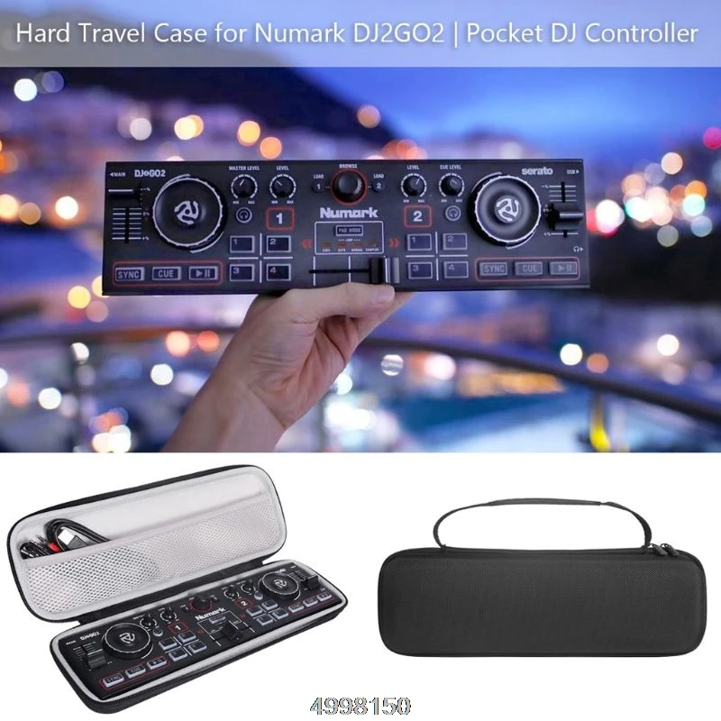 Защитный чехол сумка для хранения Коробка для Numark DJ2GO2 Карманный DJ контроллер