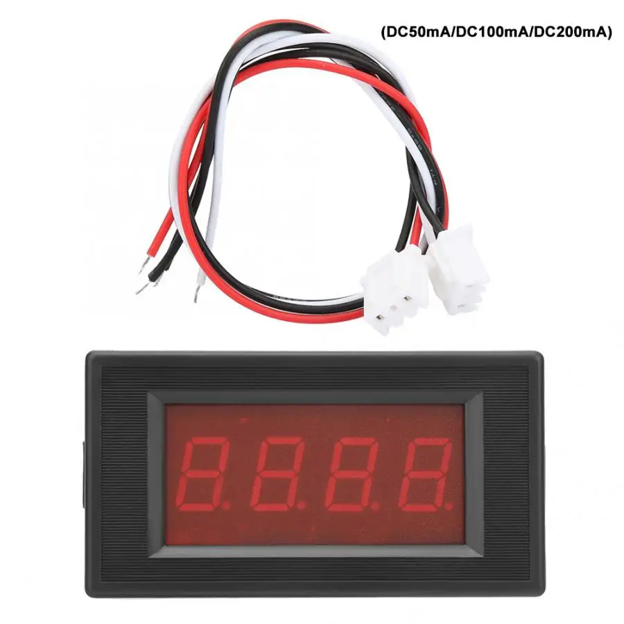 Вольтметр 5135A Высокая точность DC5V DC Амперметр панельный измеритель тока Амперметр тестер - Цвет: DC200mA