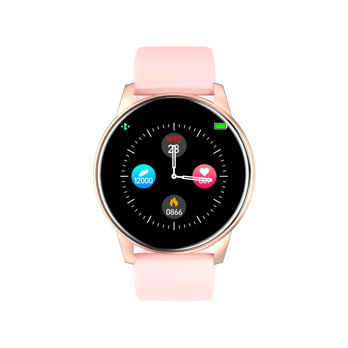 Pink Прочные браслеты Многофункциональный ZL01 умный Браслет IP67 монитор сердечного ритма фитнес-трекер Шагомер Браслет - Цвет: Pink