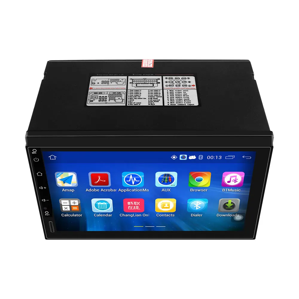 TiOODRE " сенсорный экран Android 5,1 Авторадио MP5 плеер gps навигация по Bluetooth USB 3g wifi USB камера заднего вида Hands-free