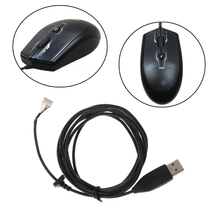 1 шт. сменный Прочный USB кабель для мыши линии для мыши logitech G100 G100S Новинка