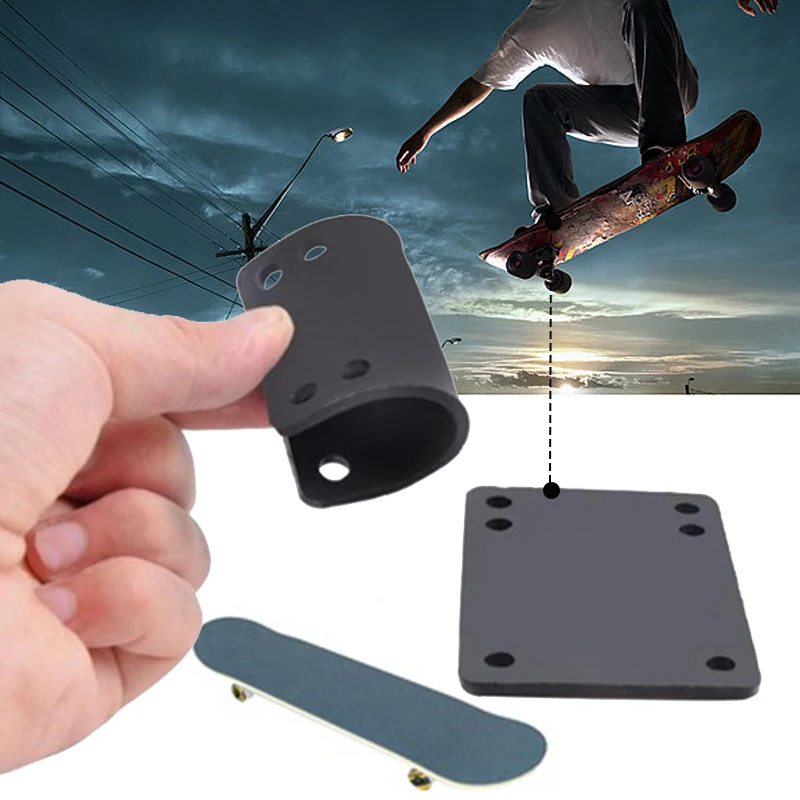 4 шт 0,1" /3,0 мм мягкий Скейтборд Riser ударопрочные колодки Longboard Shockpads